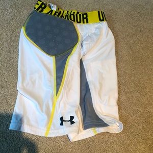 Under armour padded compression shorts size small